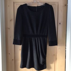 Grey and black mini dress